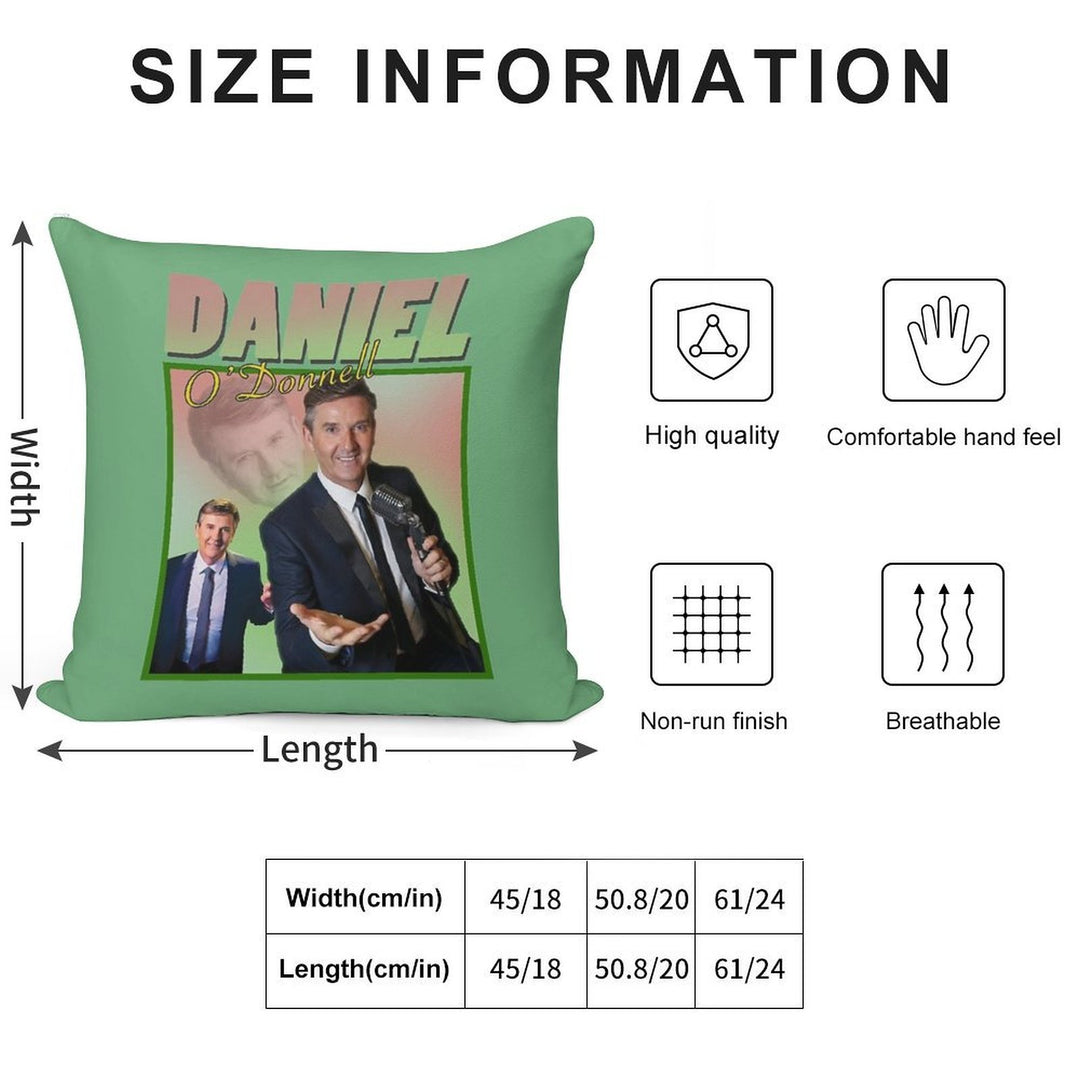 Daniel O'Donnell Nostalgia Soft Ultra-Soft Texture Throw Pillow