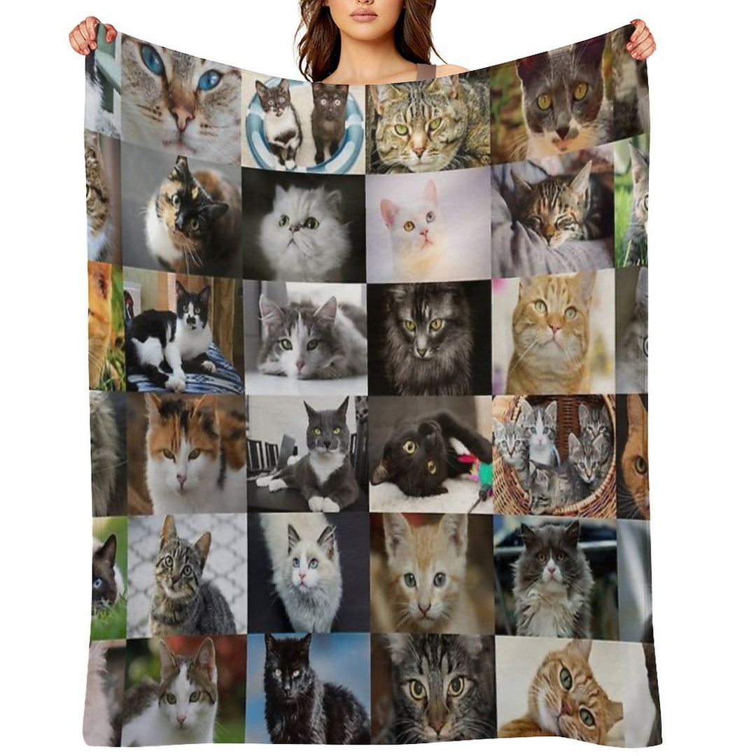 Cats Versatility Throw Blanket