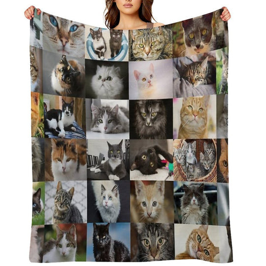 Cats Versatility Throw Blanket
