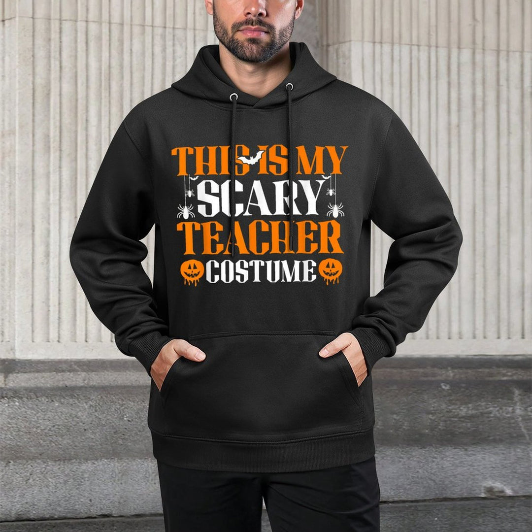 This Is My Scary Teacher Costume Halloween Customizable Surface Hoodie