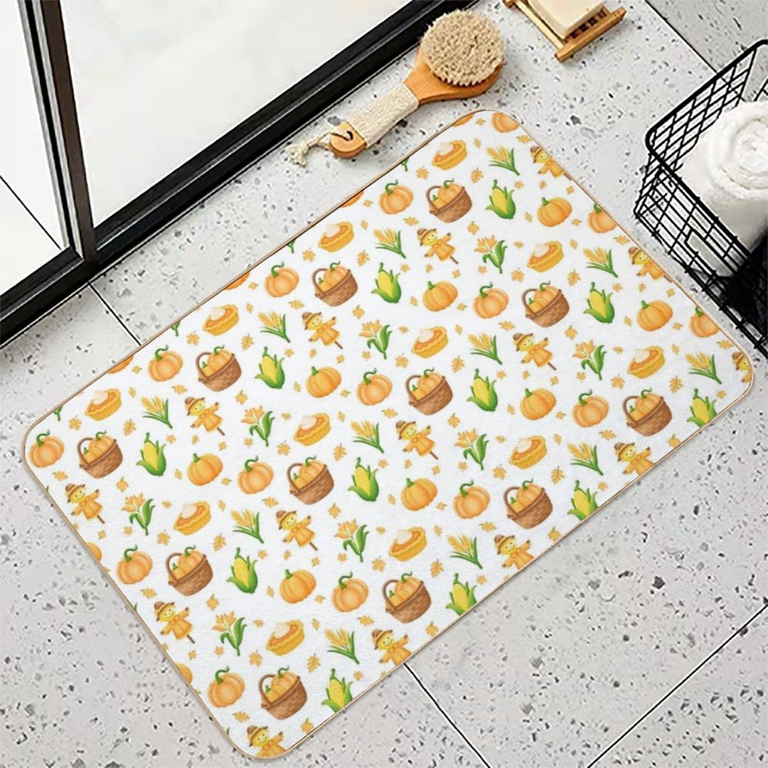 Thanksgiving Day  Dirt-Trapping Bath Mat