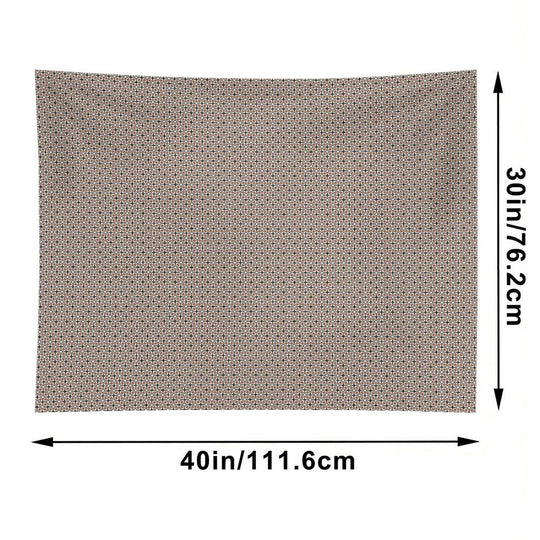 Earth Tones Diamonds And Crosses Tapestry