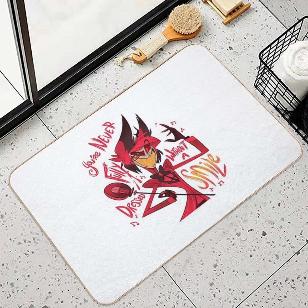 Verosika Mayday Funny Man Hazbin Hotel Alastor Fan  Eco-Friendly Bath Mat