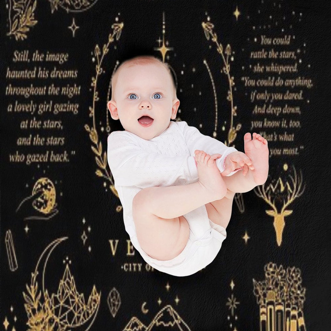 SJM Graphics, SJM, Velaris Shrink-resistant Throw Blanket