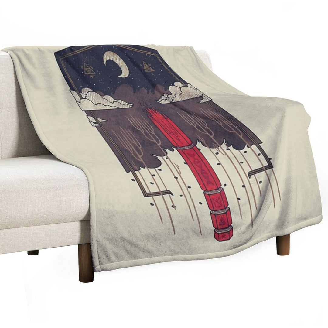 The Lost Obelisk Multi-functional Throw Blanket