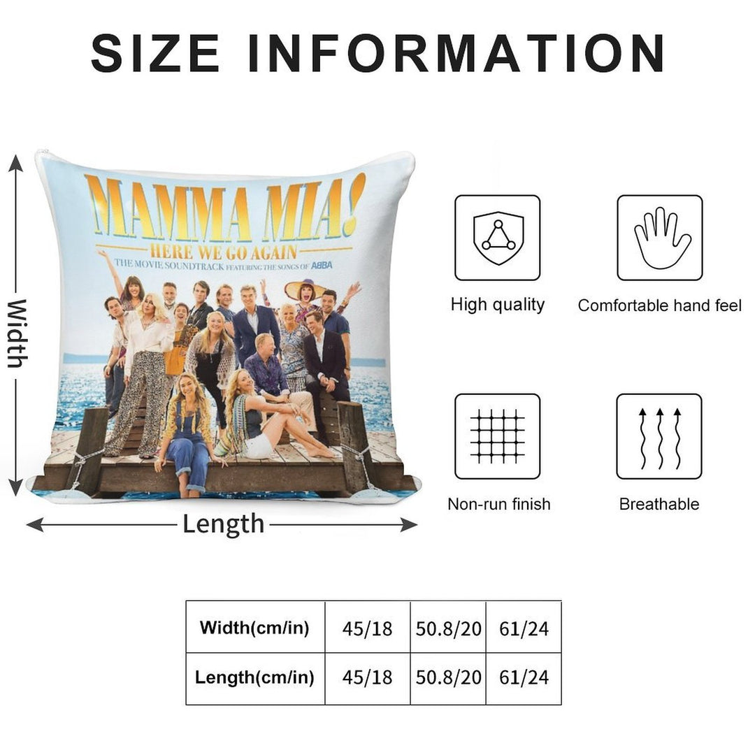 Mamma Mia Soft Style Accent Throw Pillow