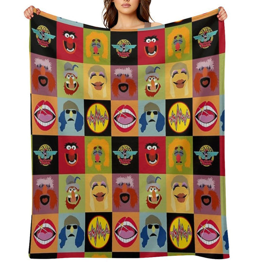 Dr. Teeth And The Electric Mayhem Ft Lips Gift-ready Throw Blanket