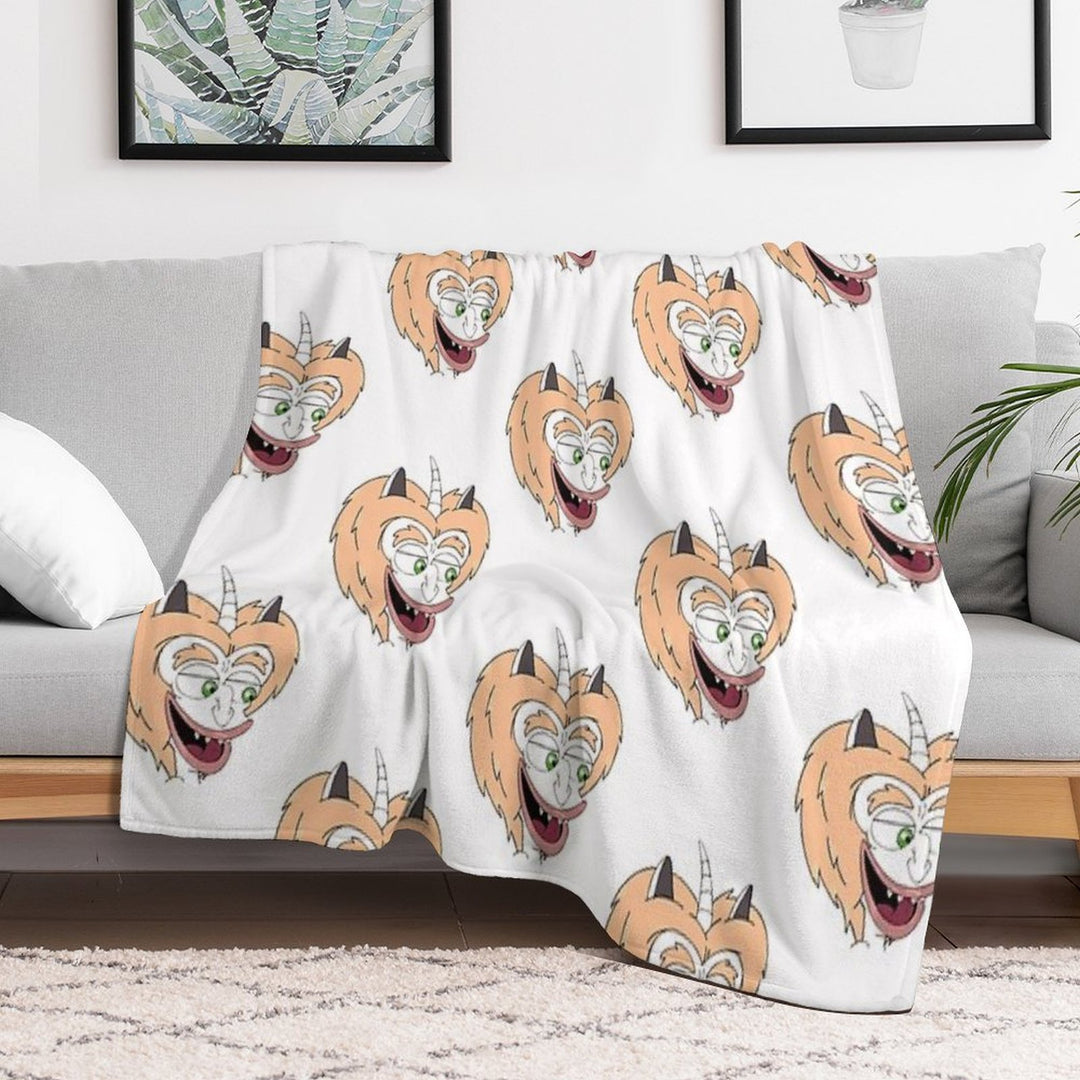 Maurice Hormone Monster - Big Mouth Sustainable Throw Blanket
