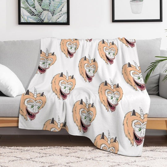 Maurice Hormone Monster - Big Mouth Sustainable Throw Blanket