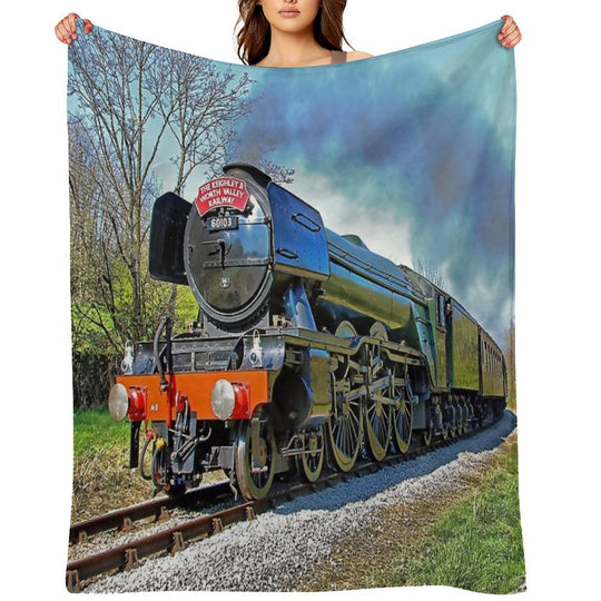The Flying Scotsman on The  KWVR - 1 All-season Throw Blanket