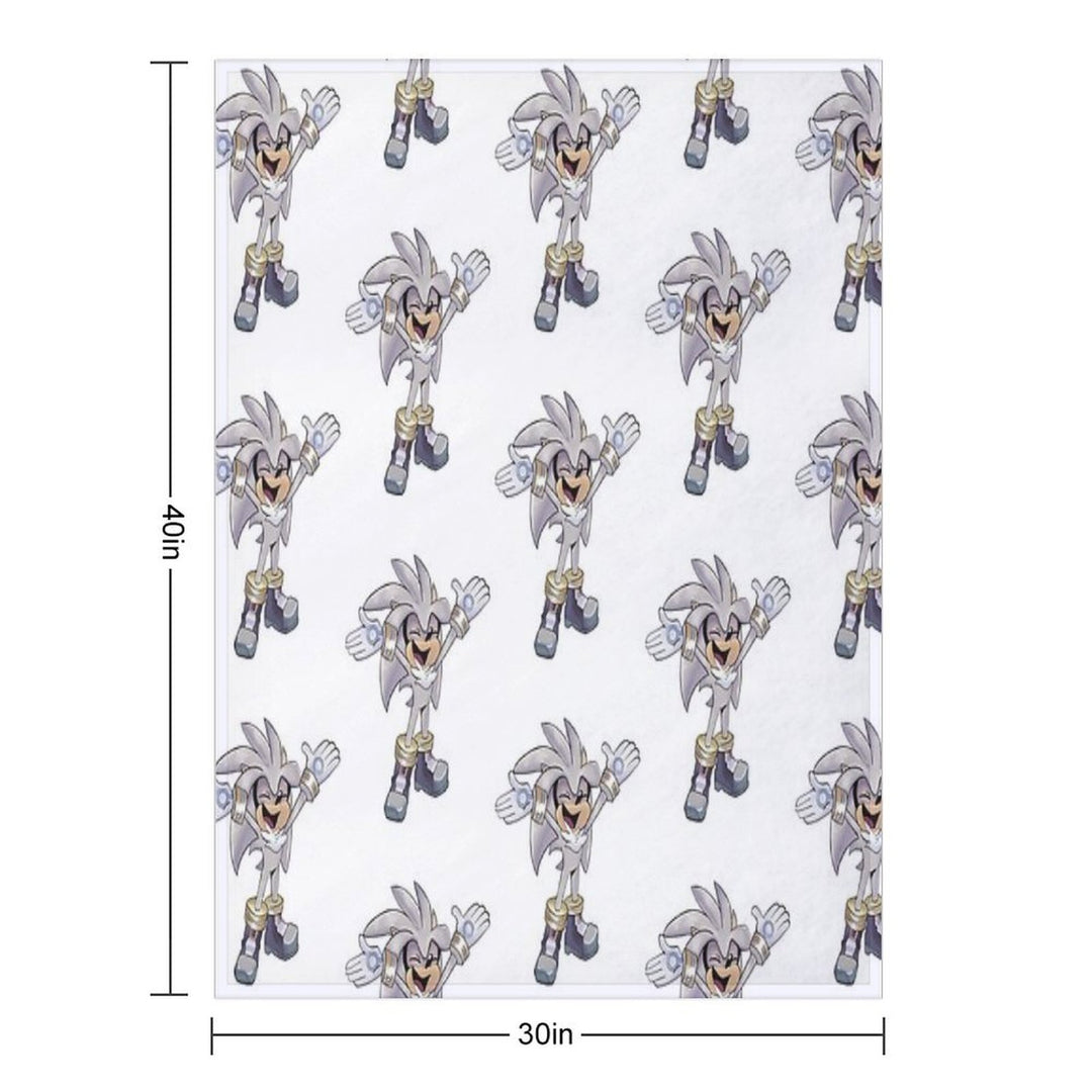 Silver Excited Versatility Throw Blanket