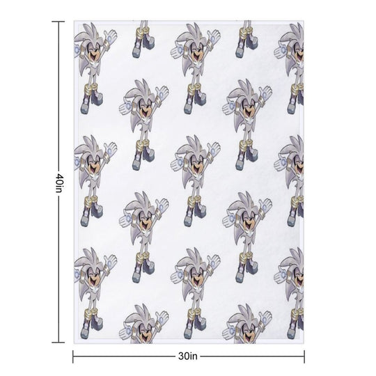 Silver Excited Versatility Throw Blanket