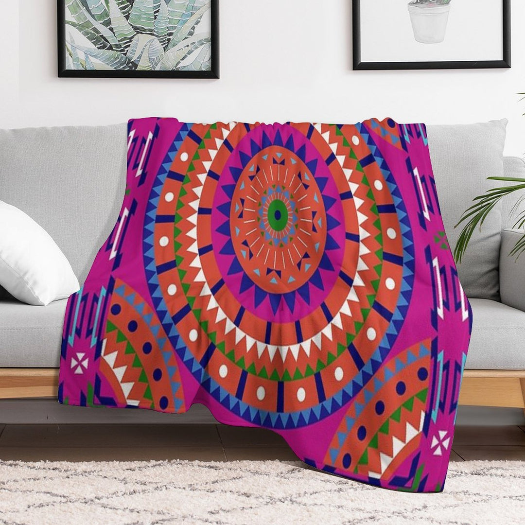 Mandala (Awakening) Versatility Throw Blanket