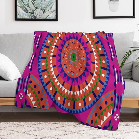 Mandala (Awakening) Versatility Throw Blanket