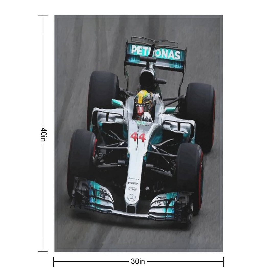 Lewis Hamilton 44 - F1 2024 All-season Throw Blanket