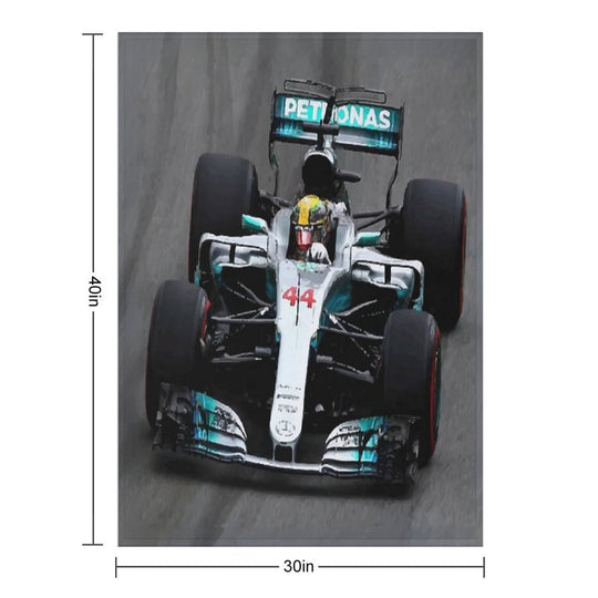 Lewis Hamilton 44 - F1 2024 All-season Throw Blanket