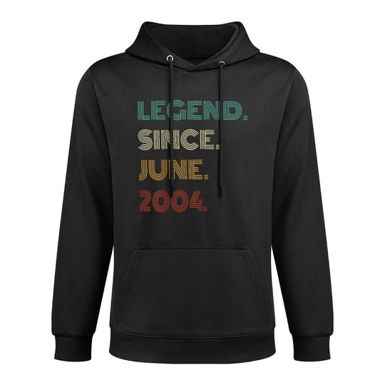 21 Years Old Legend Since June 2004 21st Birthday Casual Wear Hoodie