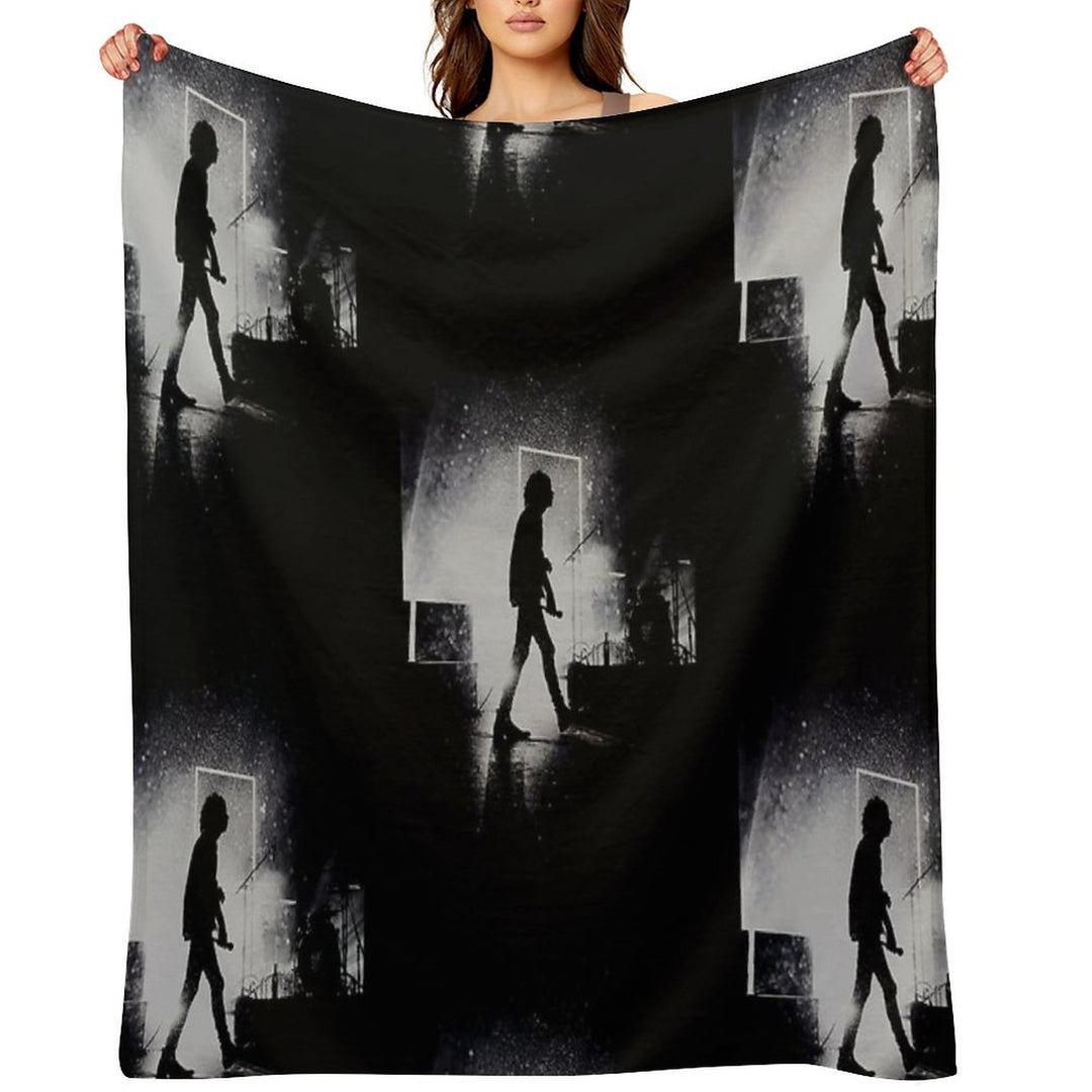 The 1975 Band Travel-friendly Throw Blanket