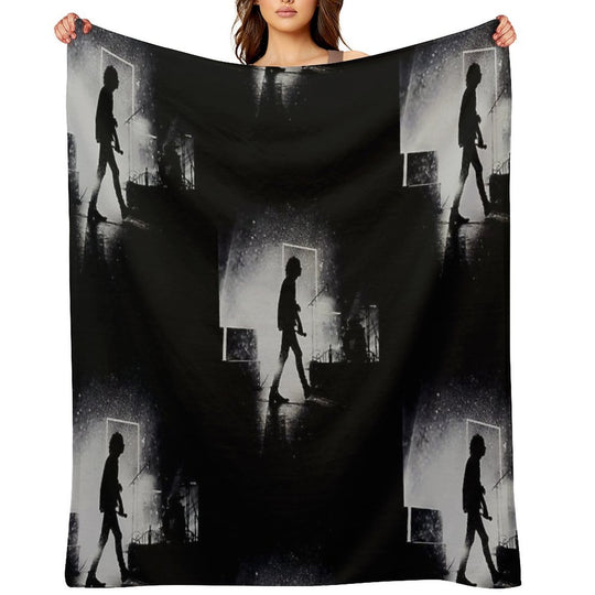 The 1975 Band Travel-friendly Throw Blanket