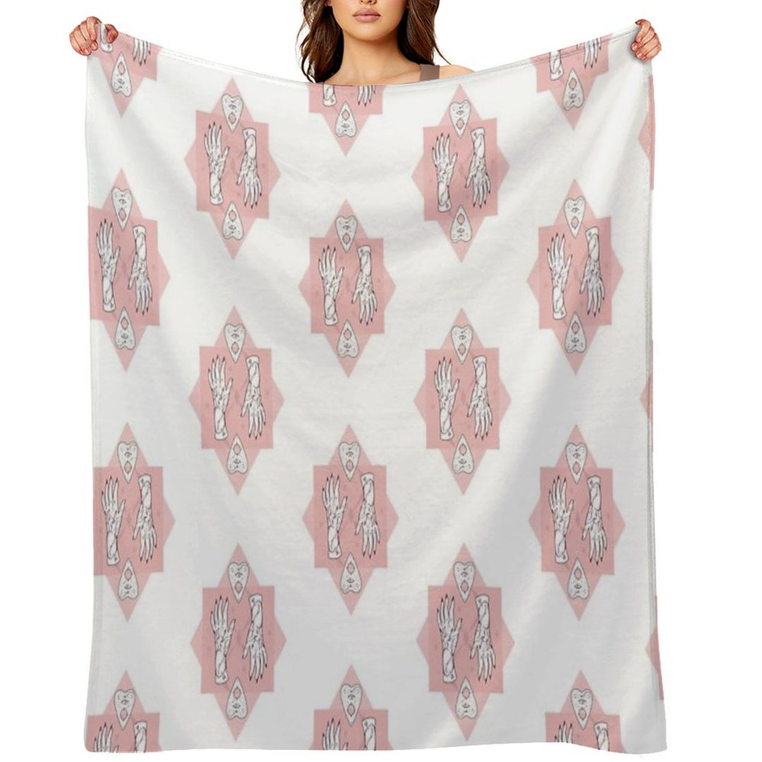 Ouija Hands Plush Throw Blanket