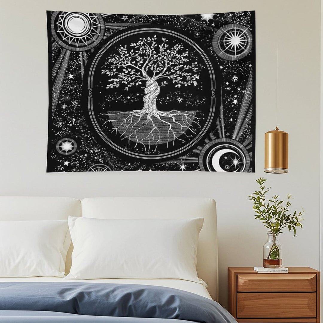 Celestial Tree of Life Tapestry