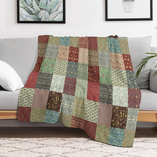 William Morris Pattern Collection Quick-dry Throw Blanket