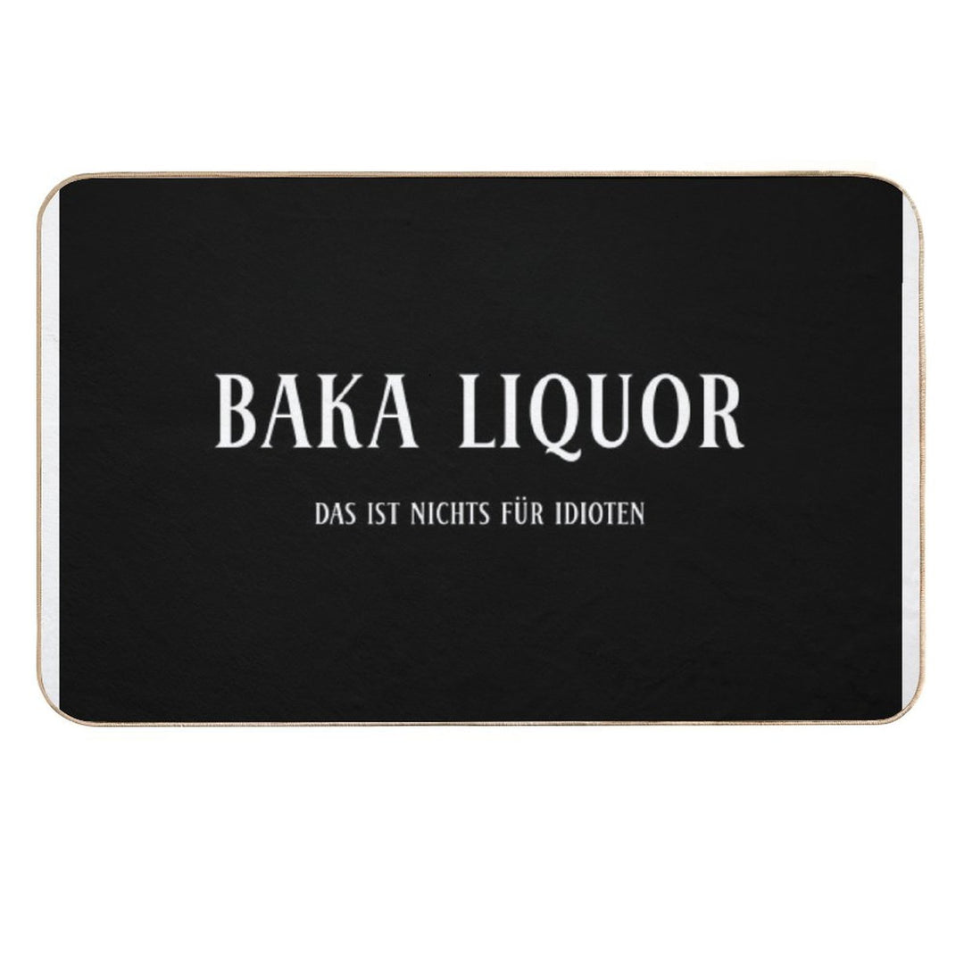 BAKA LIQUOR ~Das Ist Nichts Für Idioten~  Repositionable Bath Mat