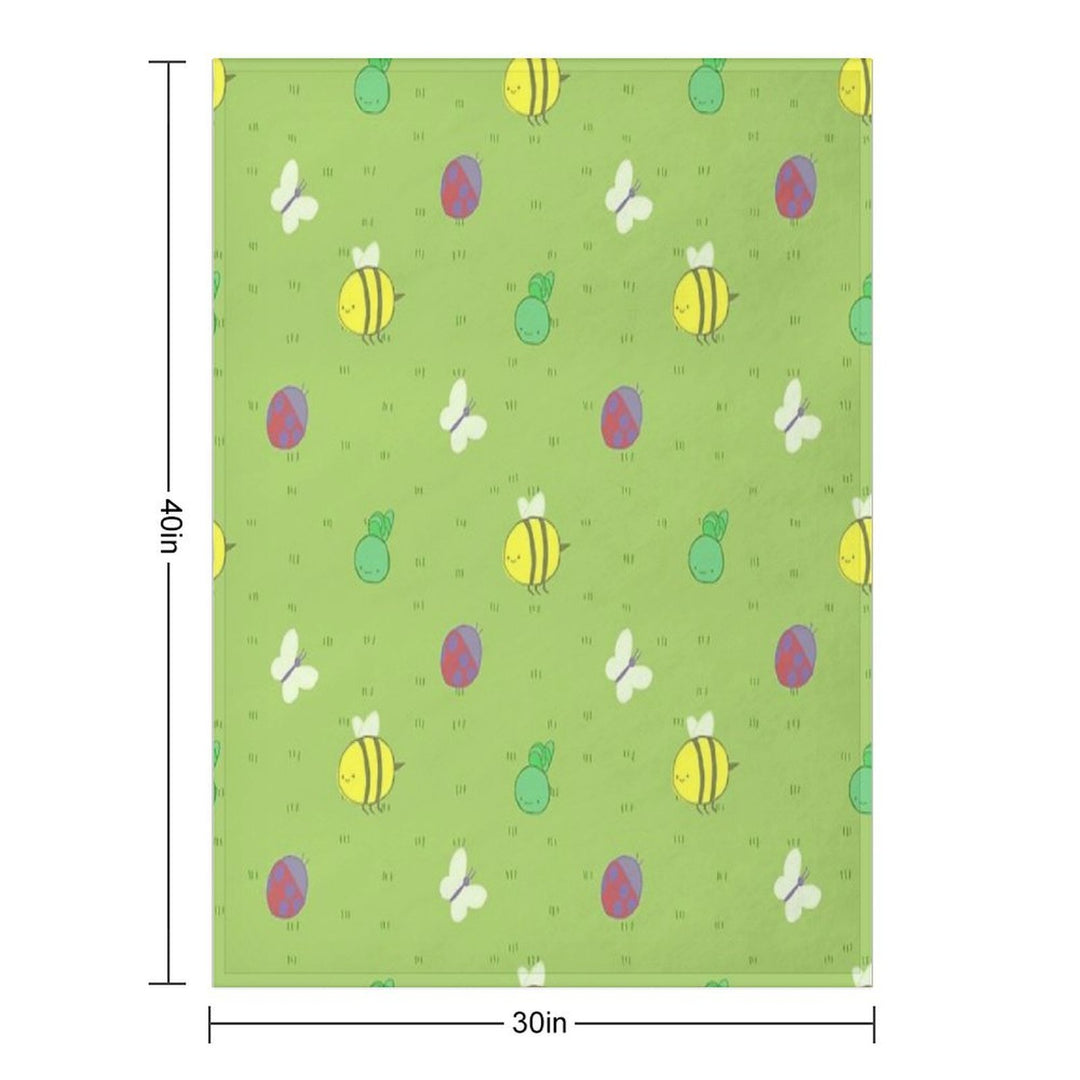 Adventure Time™ End Credits Pattern Easy Care Throw Blanket