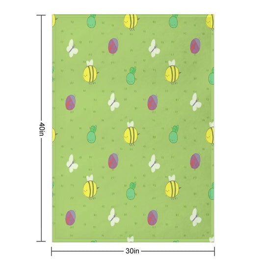 Adventure Time™ End Credits Pattern Easy Care Throw Blanket