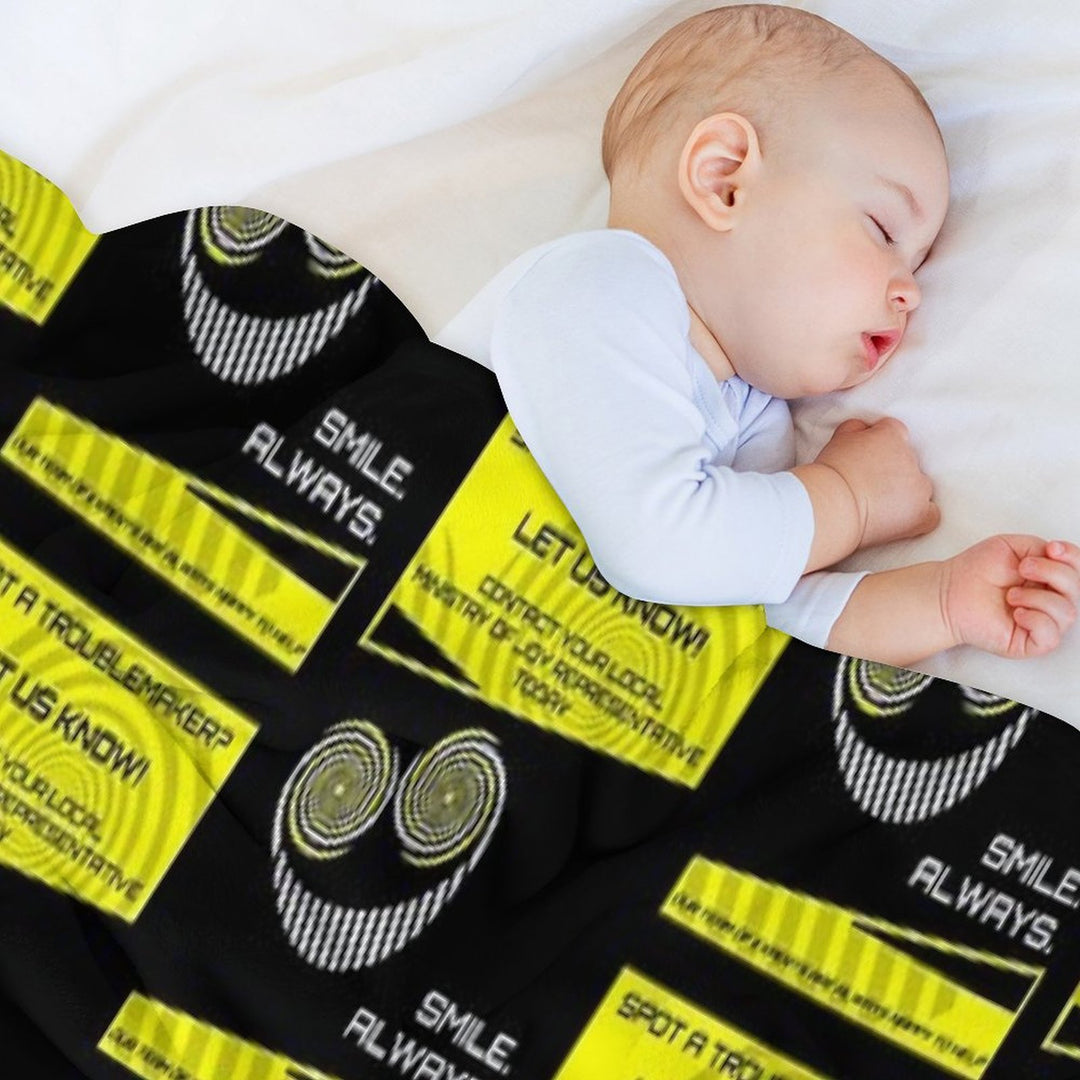 Spot A Troublemaker Versatility Throw Blanket