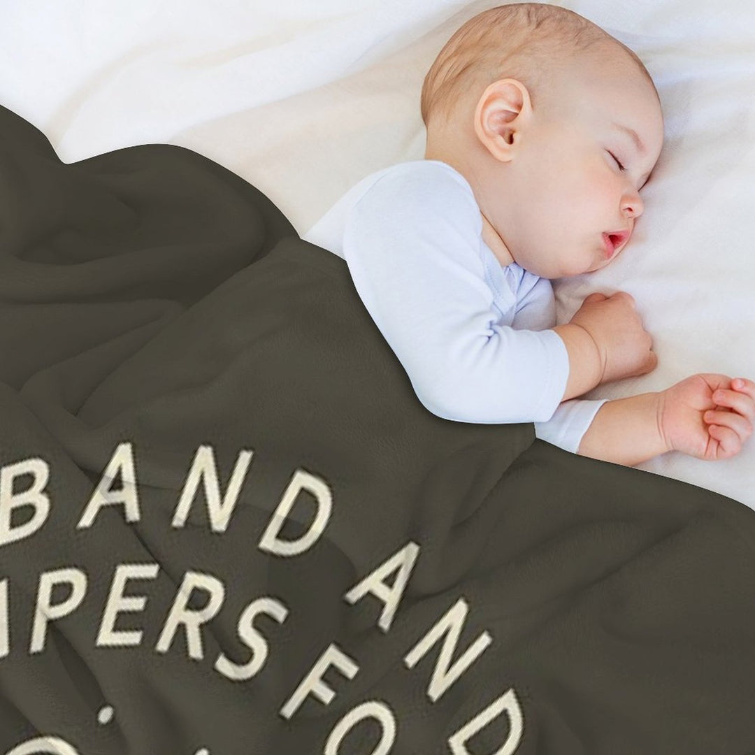 Husband And Wife Campers For Life Quick-dry Throw Blanket