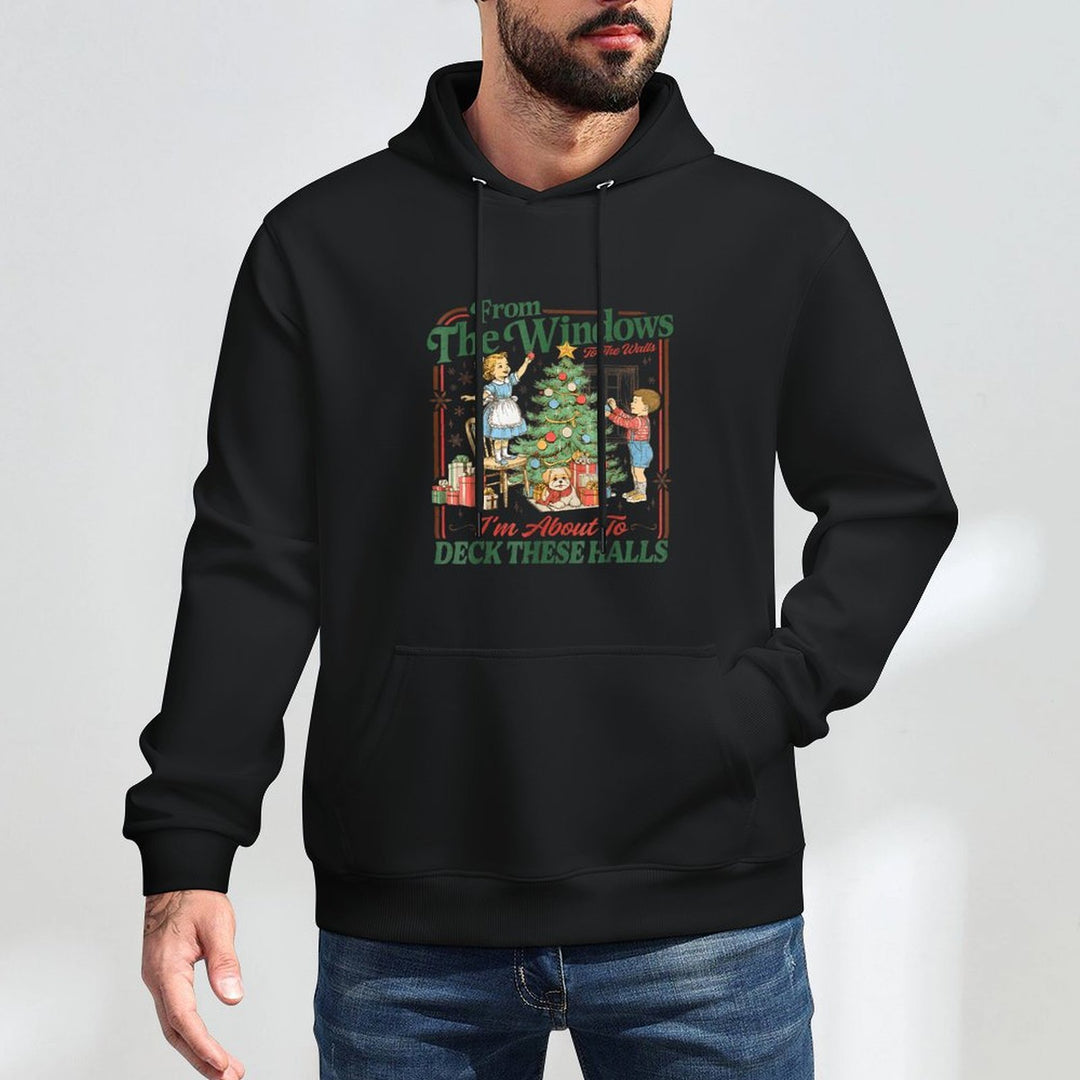 from The Windows to Walls Im About Deck These Halls Xmas Layering Staple Hoodie
