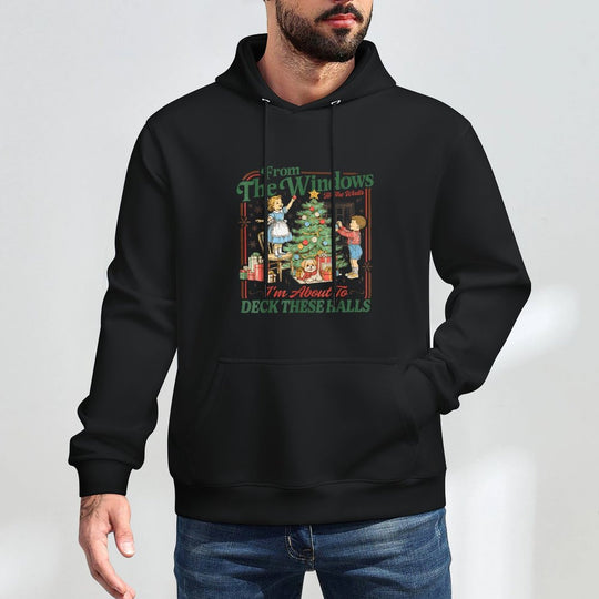 from The Windows to Walls Im About Deck These Halls Xmas Layering Staple Hoodie