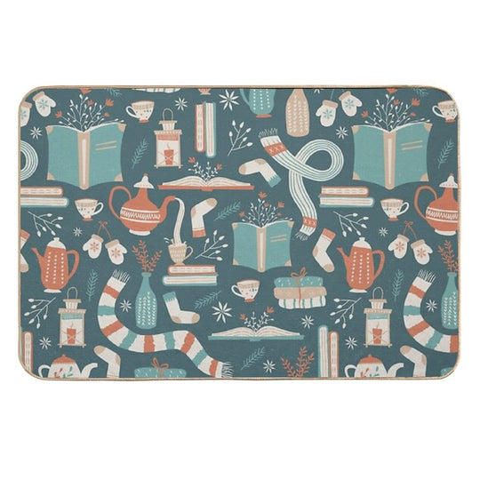 Hygge Reading  Fade-Resistant Bath Mat