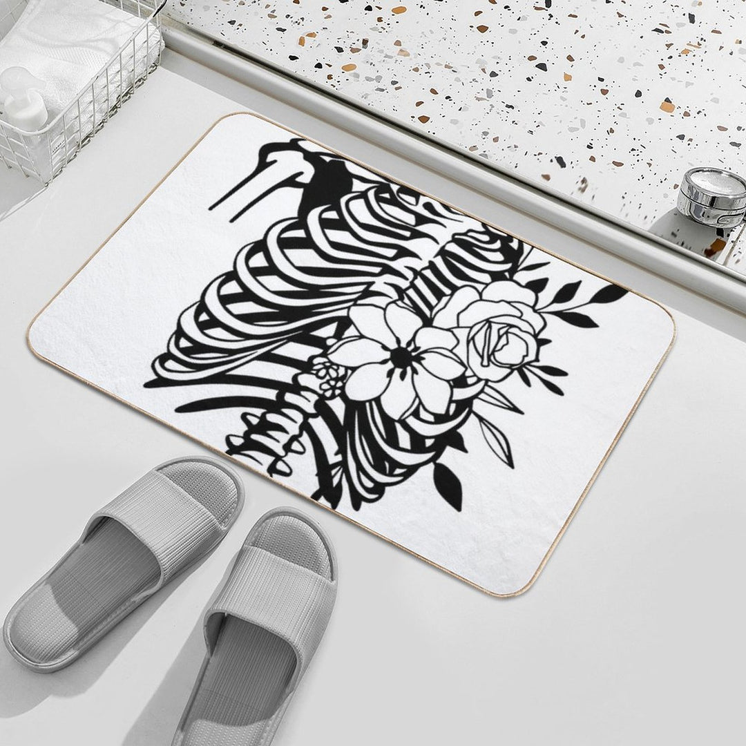 Skeleton Torso Durable Bath Mat