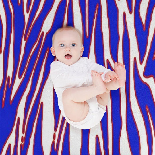 Zuba Print Pattern Eco-conscious Throw Blanket