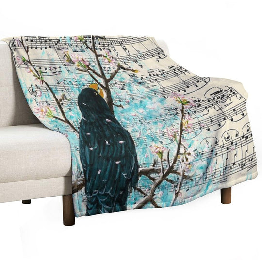 Blackbird Lightweight Throw Blanket