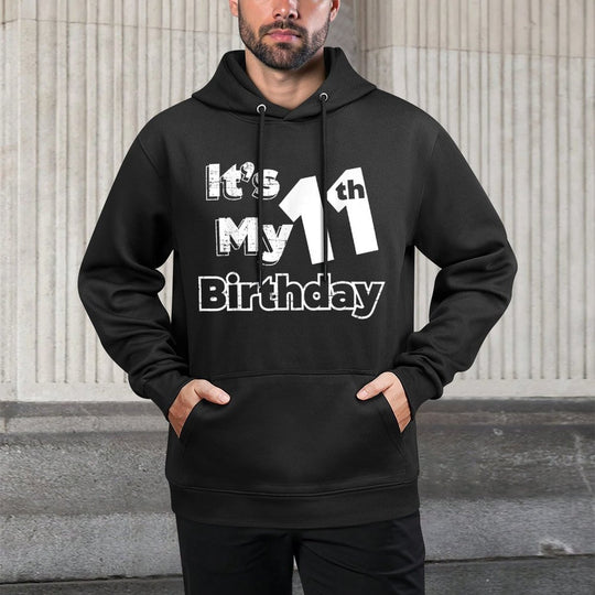 I´m 11 Years Old And It´s My 11th Birthday Kangaroo Pocket Hoodie