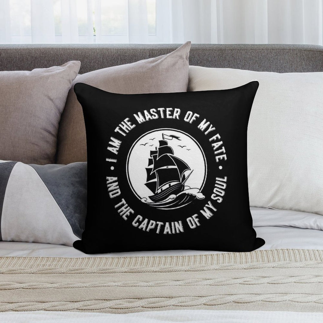 I Am The Master of My Fate And The Captain of My Soul. Ships Soft Bedroom Essential Throw Pillow