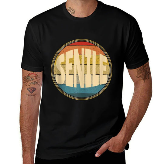 SENILE Retro Funny 1969 50th Birthday Gag Gift Party Idea  Graphic-printed T-Shirt