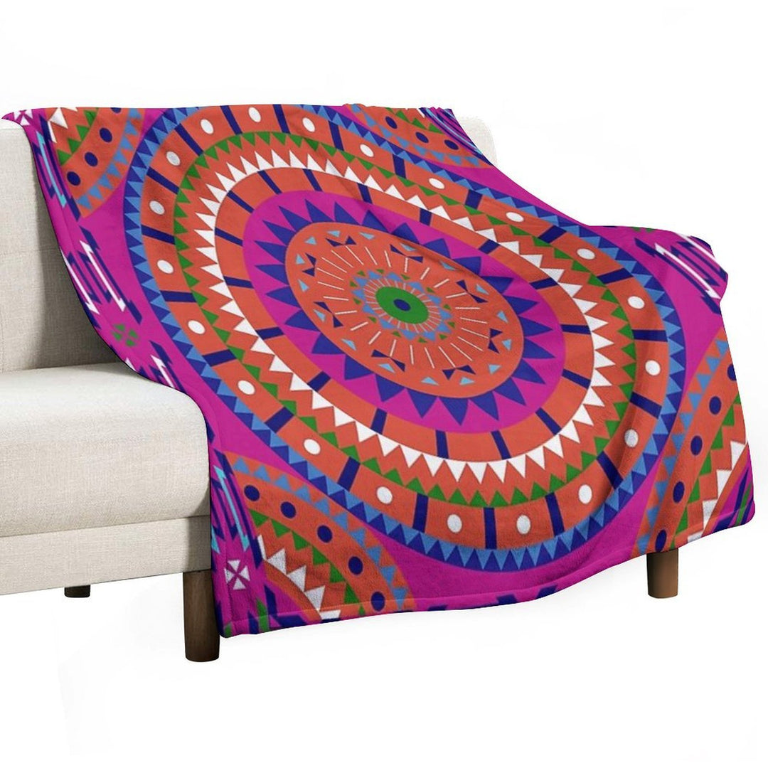 Mandala (Awakening) Versatility Throw Blanket