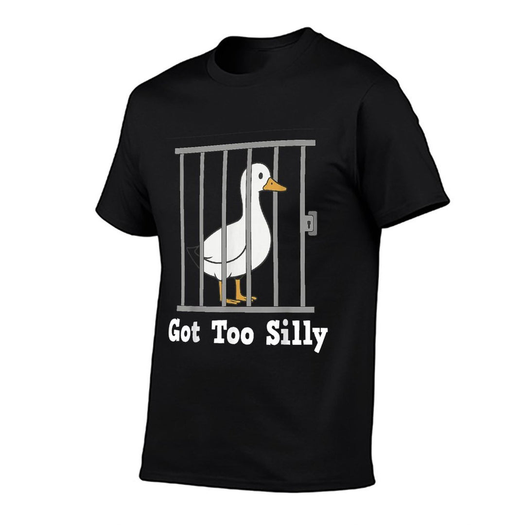 Funny Duck Meme Got Too Silly Humor Gifts for Men Women Kid  Odor-resistant T-Shirt
