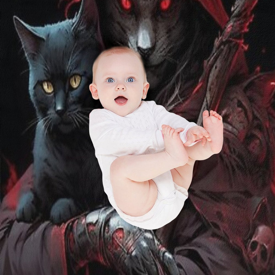 Grim Reaper Gift-ready Throw Blanket