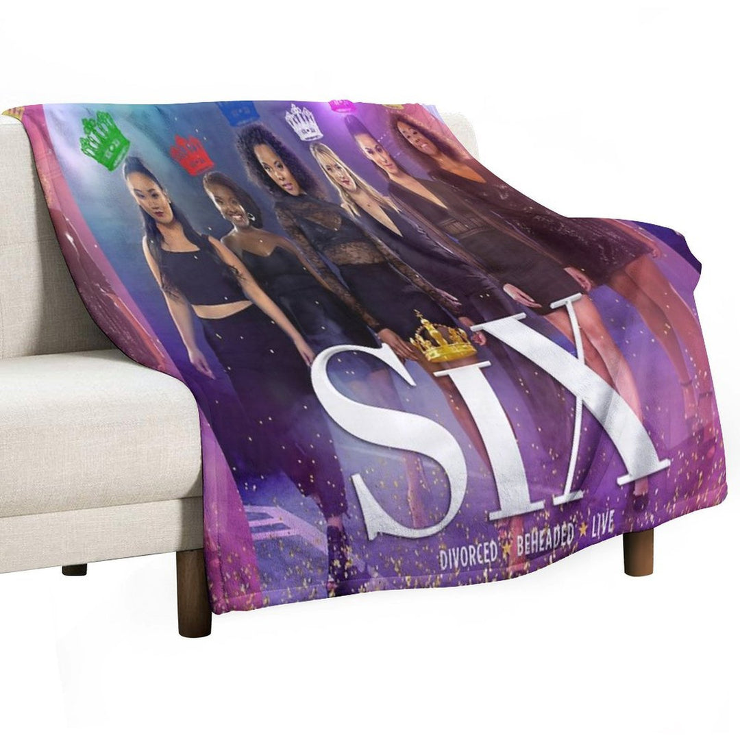 Six Broadway Cast Wrinkle-free Throw Blanket