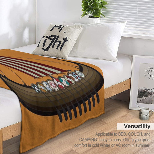 Vikings Velvety-soft Throw Blanket