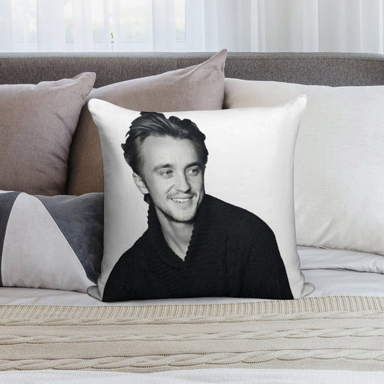 Tom Felton Soft Gift Ready Throw Pillow
