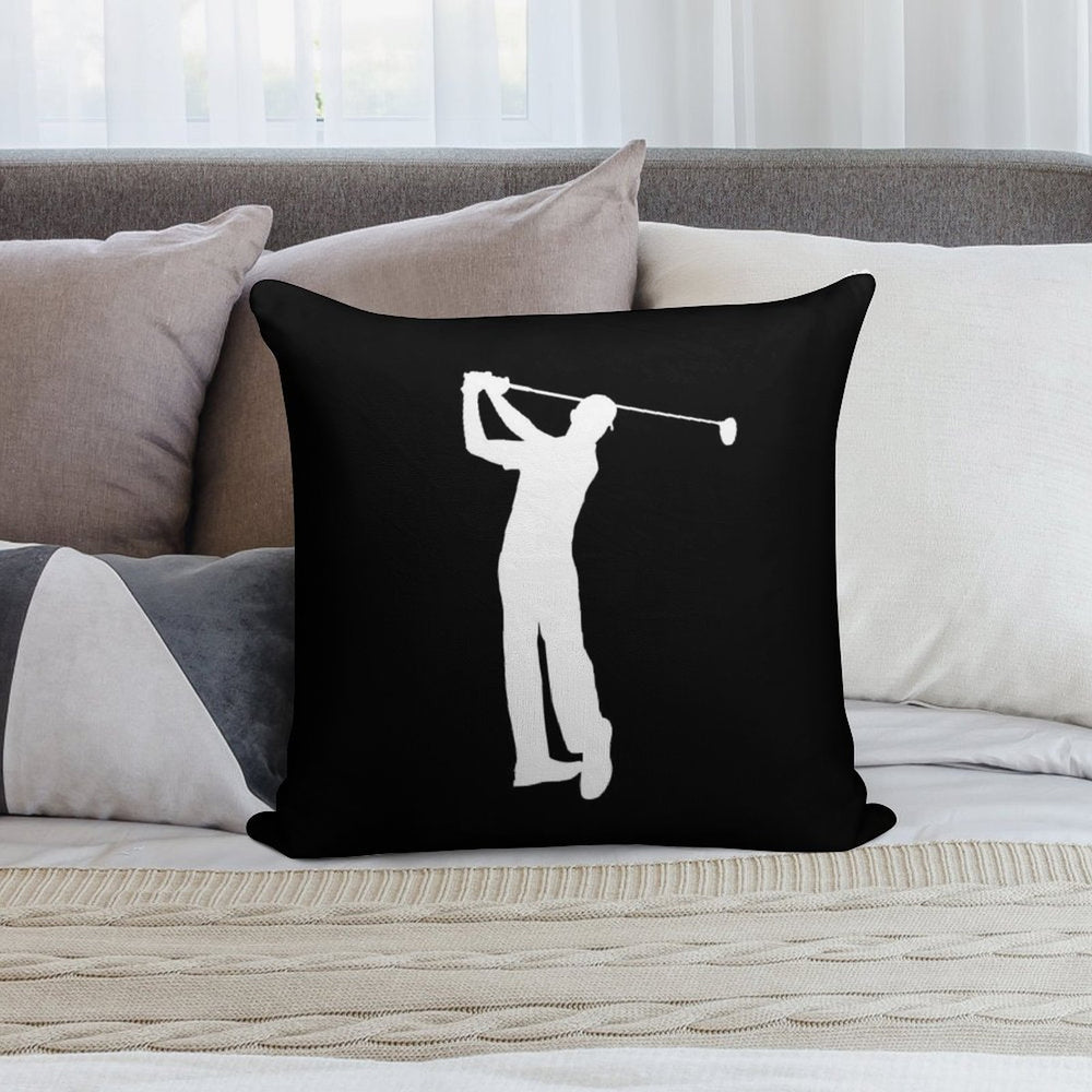 Golfer Soft Ultra-Soft Texture Throw Pillow