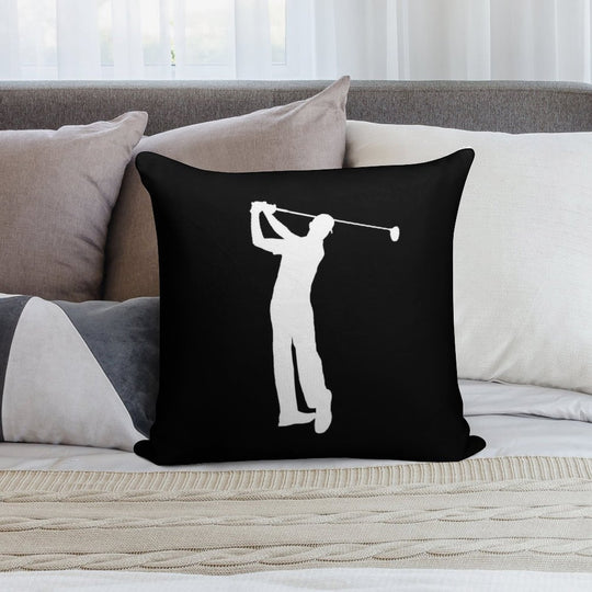 Golfer Soft Ultra-Soft Texture Throw Pillow