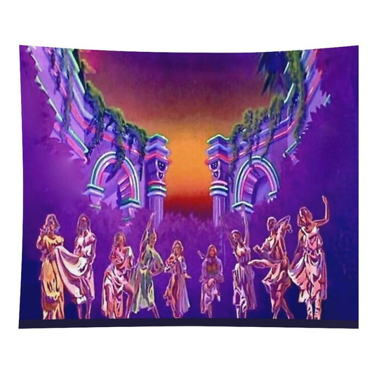 Xanadu - Olivia Newton-John - Mural  Designs by PopRetroDisco Tapestry