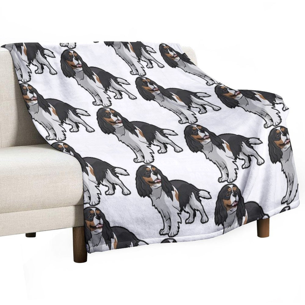 Cavalier King Charles Spaniel Multi-functional Throw Blanket